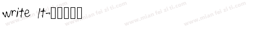 write lt字体转换